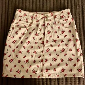 UO High waisted denim skirt
